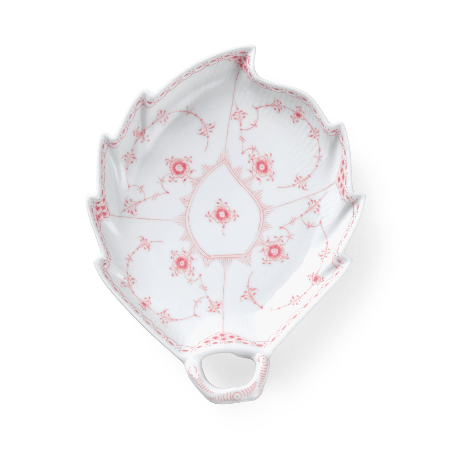 Korall Halvblonde fat, bladformet, 23 cm