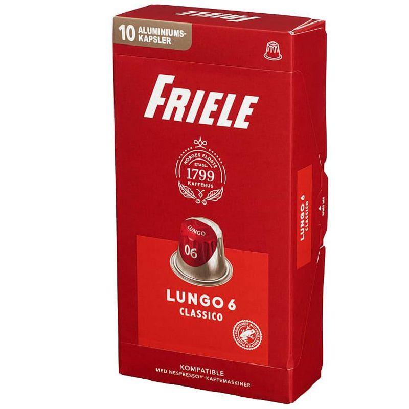 Friele kaffekapsel lungo 6 100stk – produktbilde 1