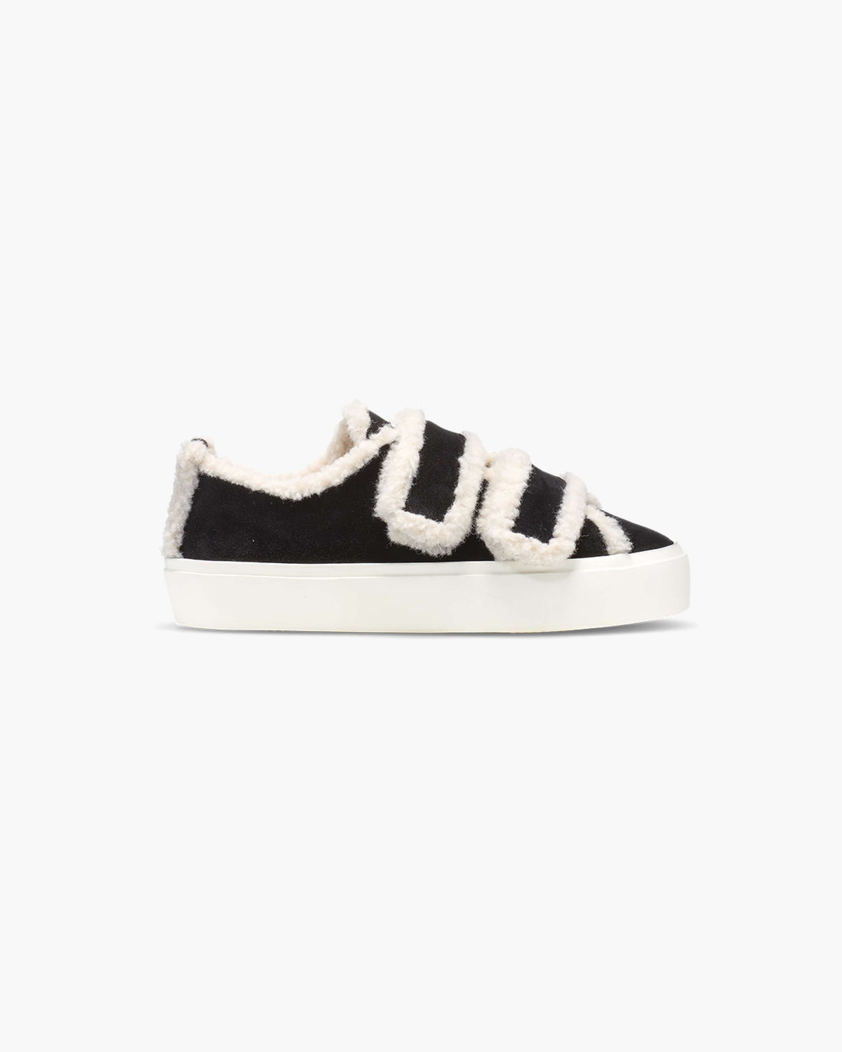INUIKII Shearling Low Velcro damesko