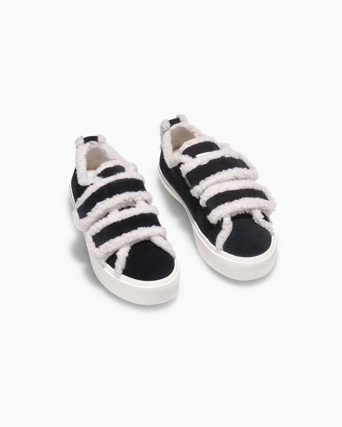 INUIKII Shearling Low Velcro damesko