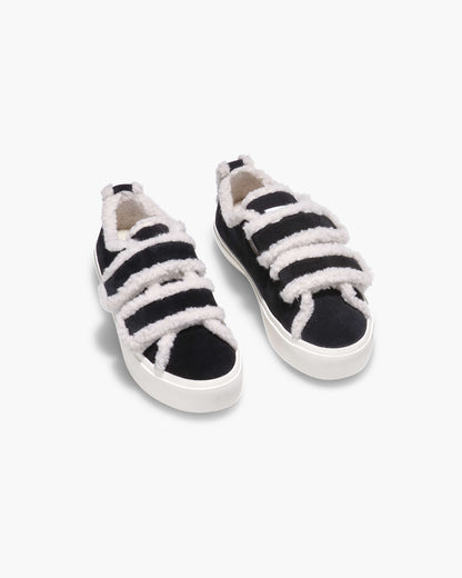 INUIKII Shearling Low Velcro damesko