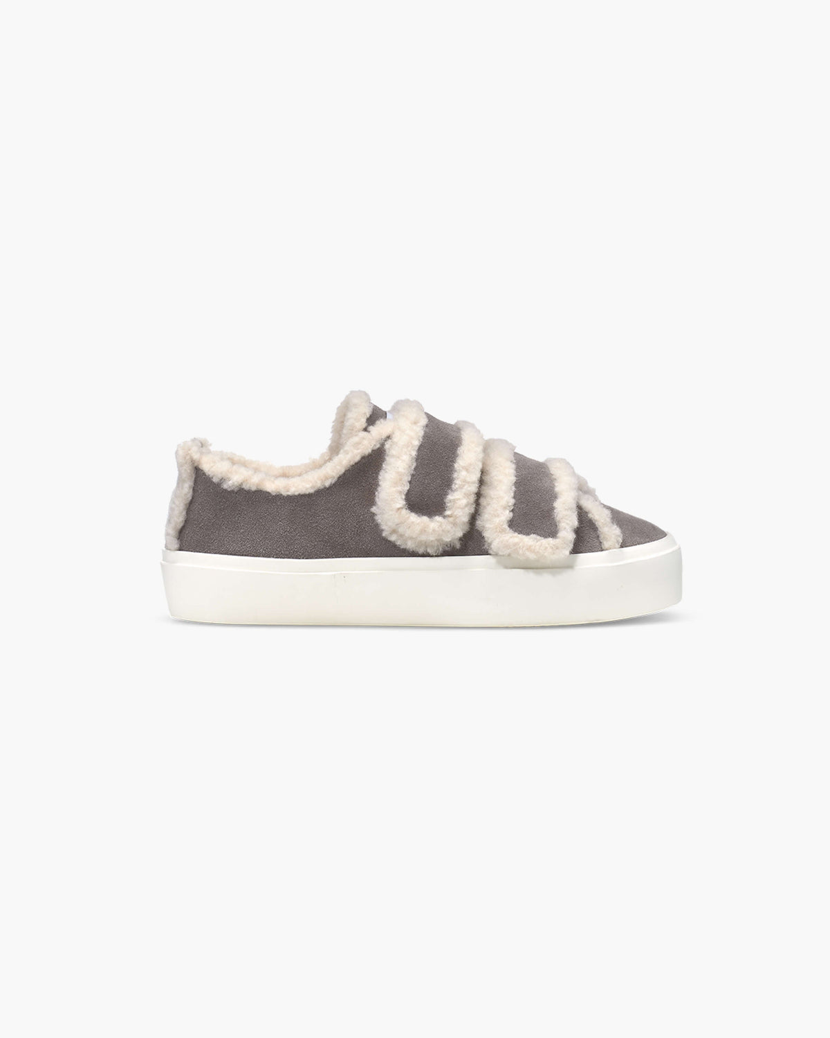 INUIKII Shearling Low Velcro damesko