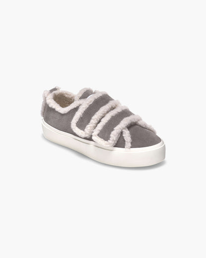 INUIKII Shearling Low Velcro damesko