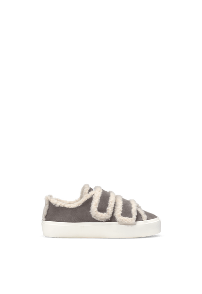 INUIKII Shearling Low Velcro damesko
