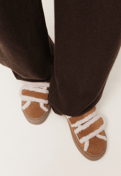 INUIKII Shearling Low Velcro damesko