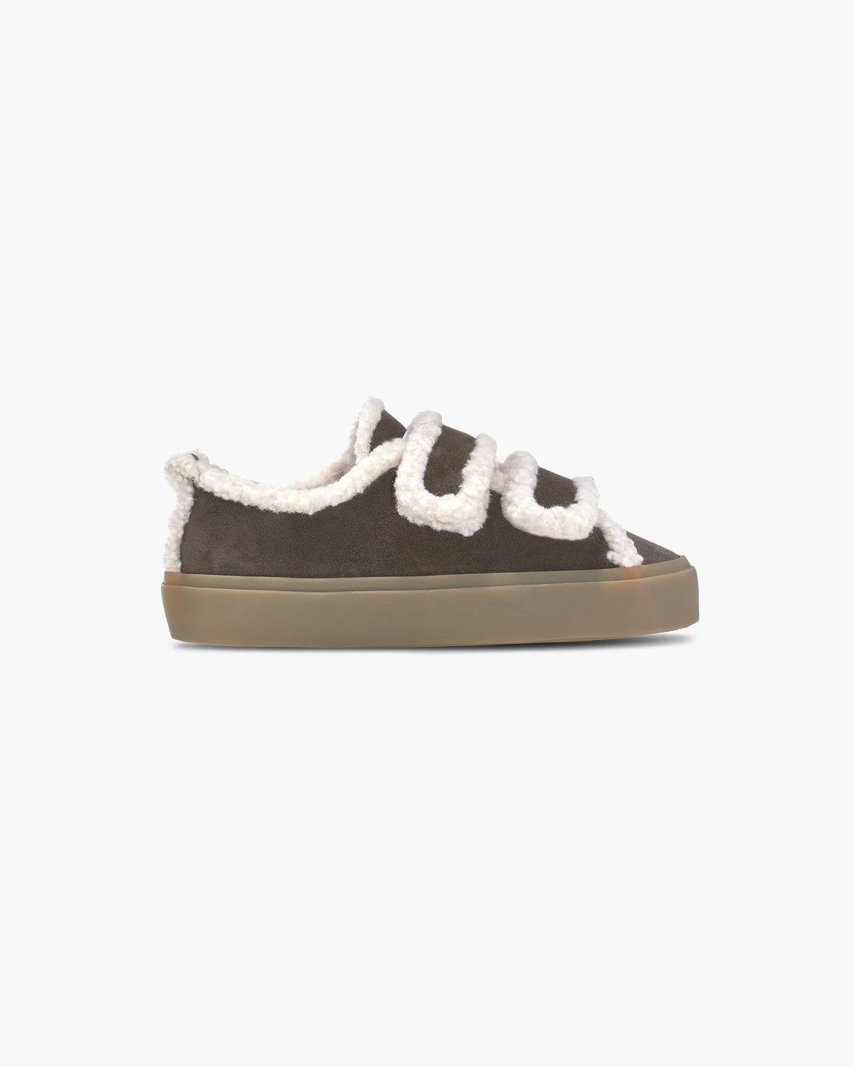 INUIKII Shearling Low Velcro damesko