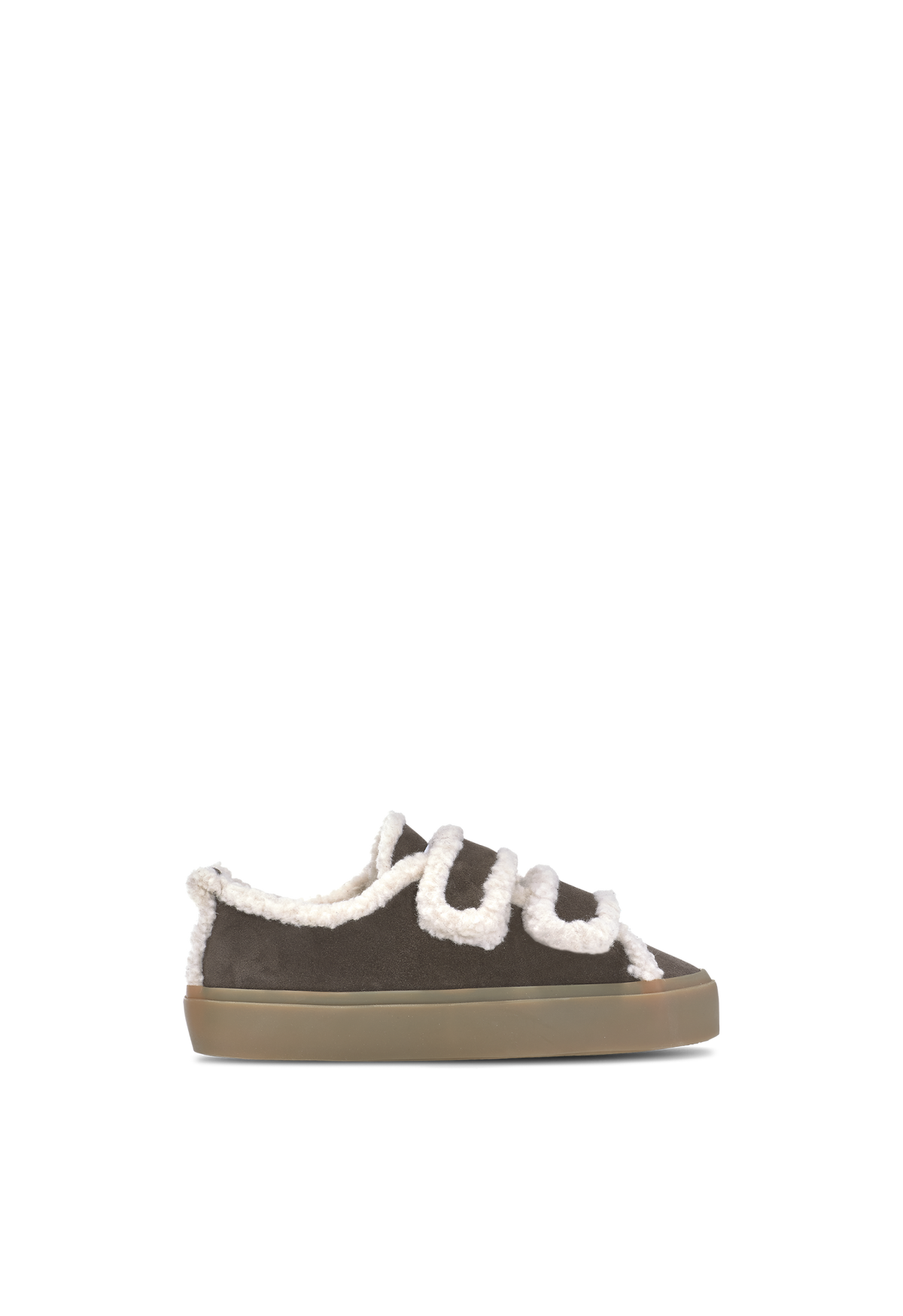 INUIKII Shearling Low Velcro damesko