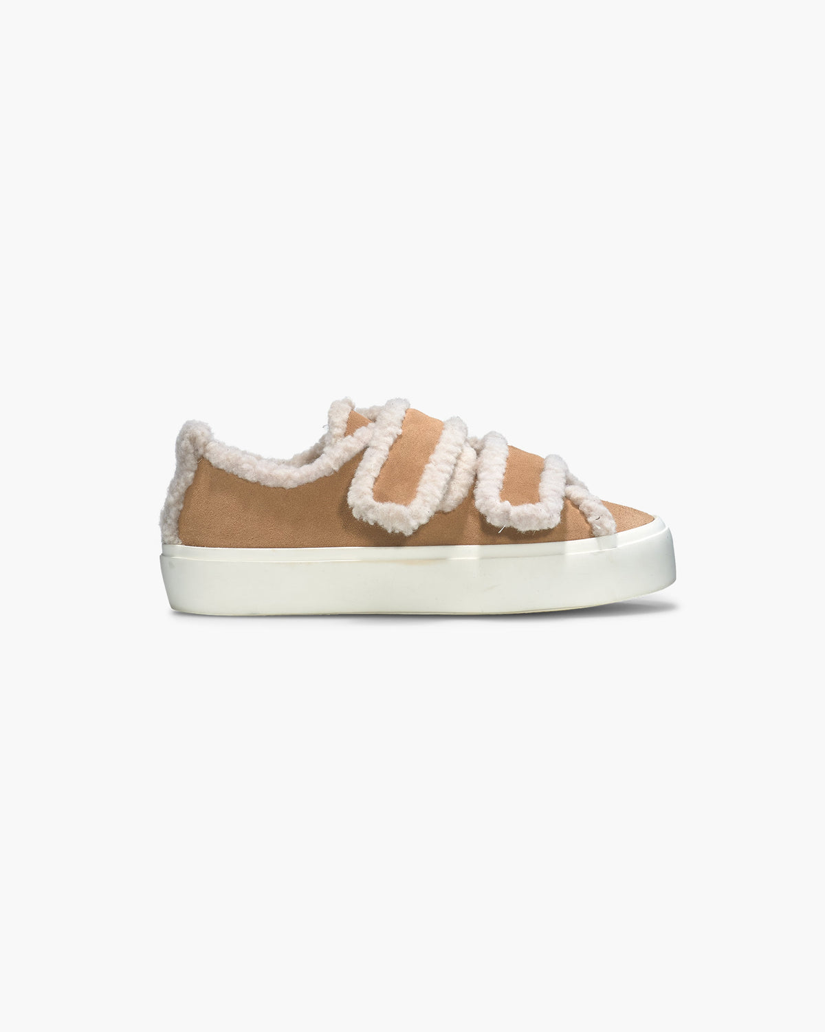 INUIKII Shearling Low Velcro damesko