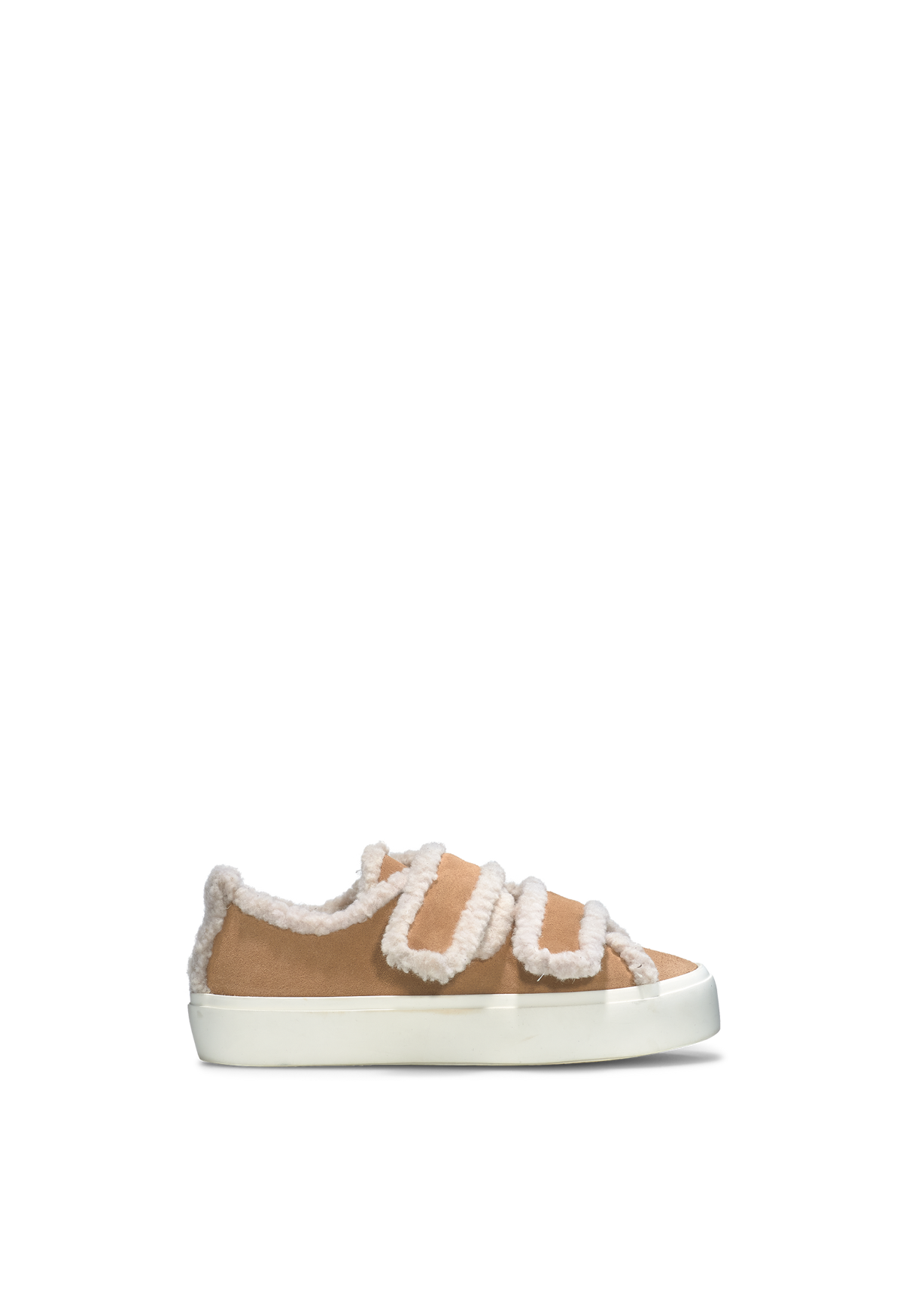 INUIKII Shearling Low Velcro damesko