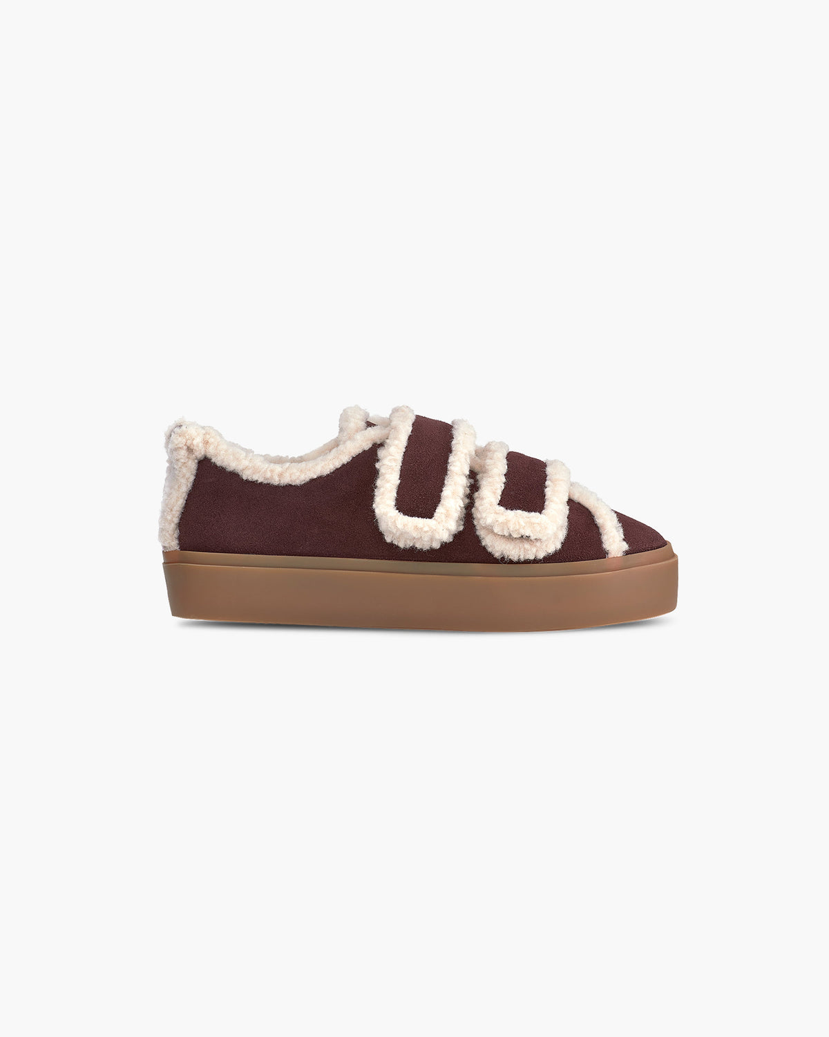 INUIKII Shearling Low Velcro damesko