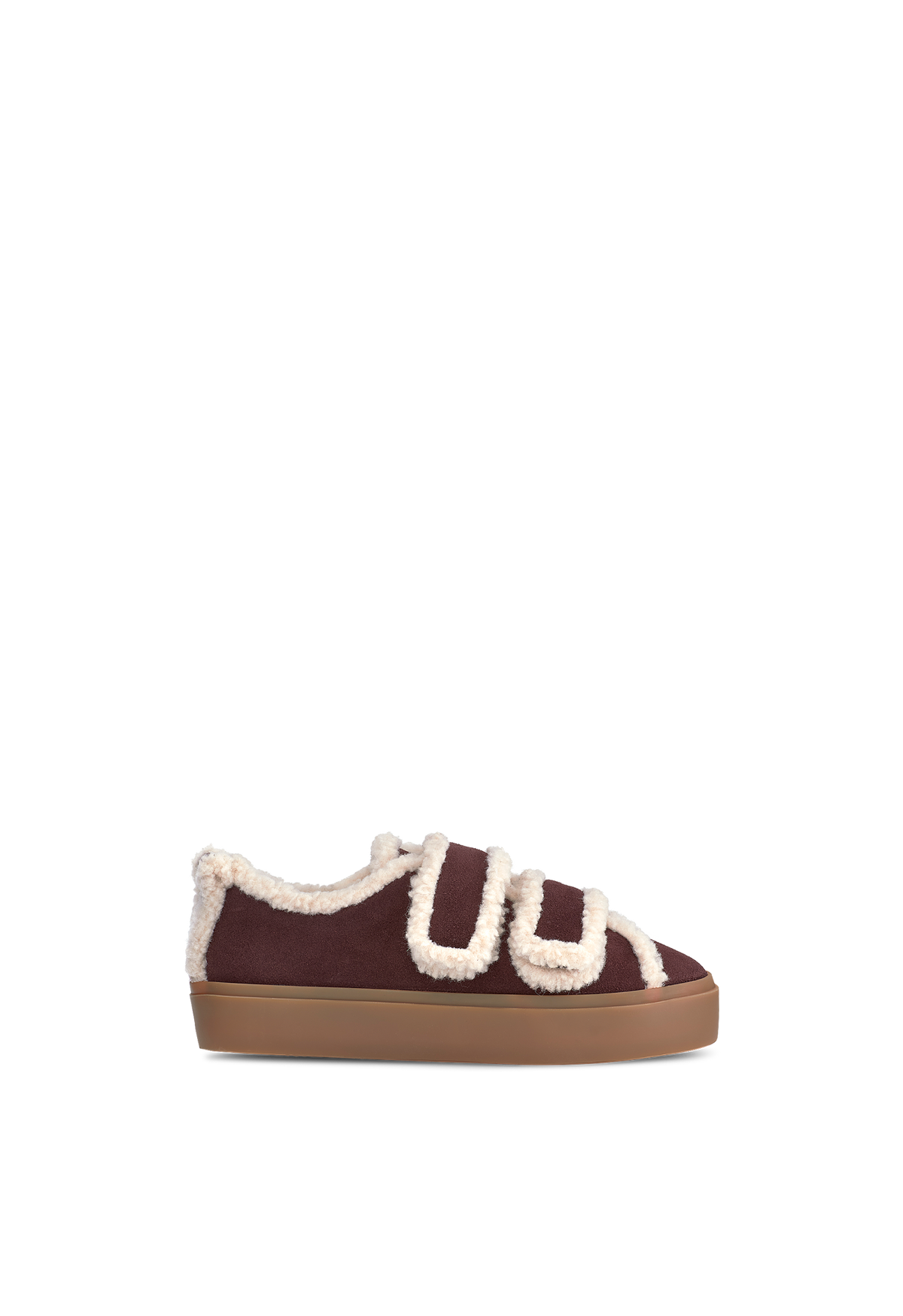 INUIKII Shearling Low Velcro damesko