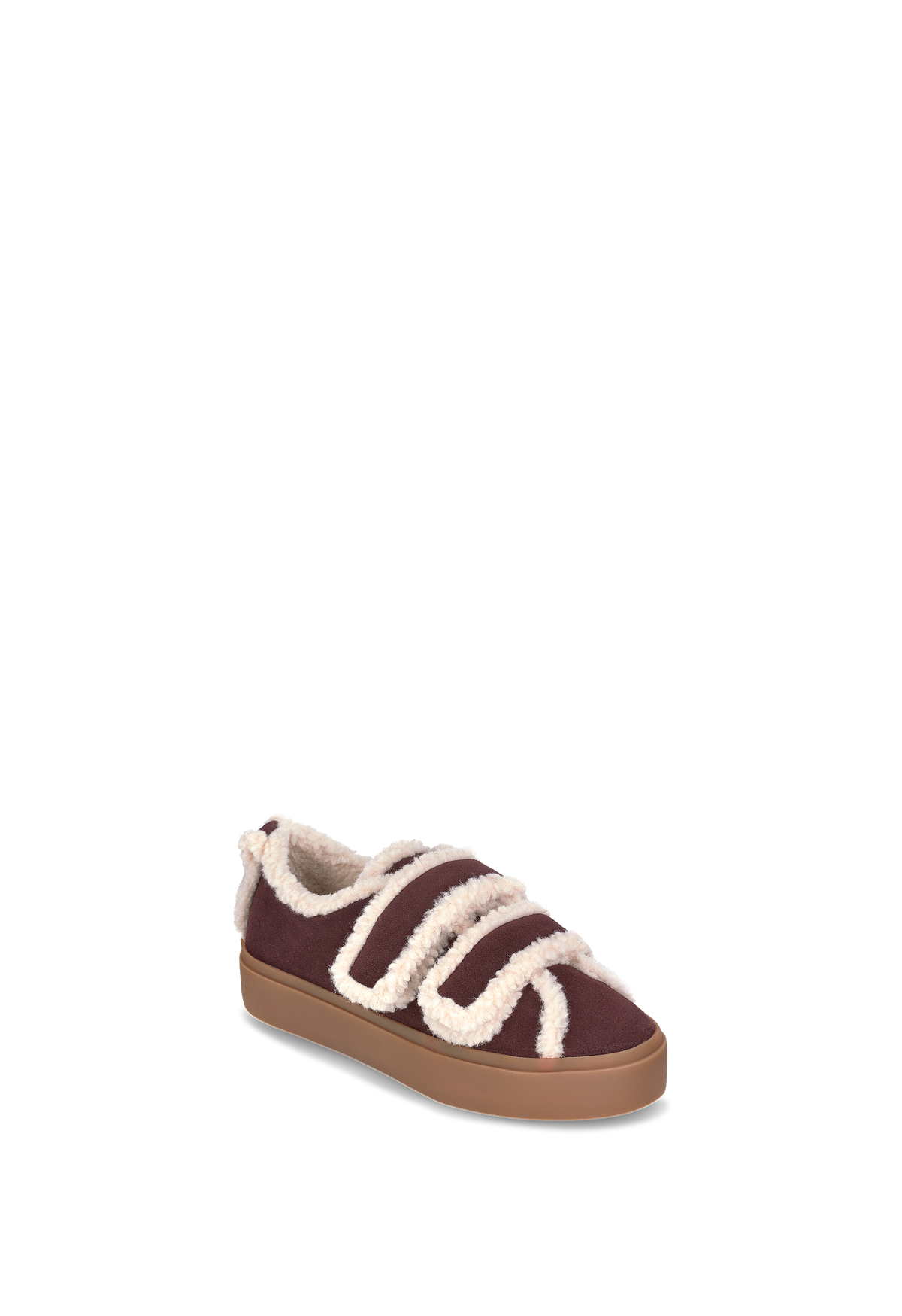 INUIKII Shearling Low Velcro damesko