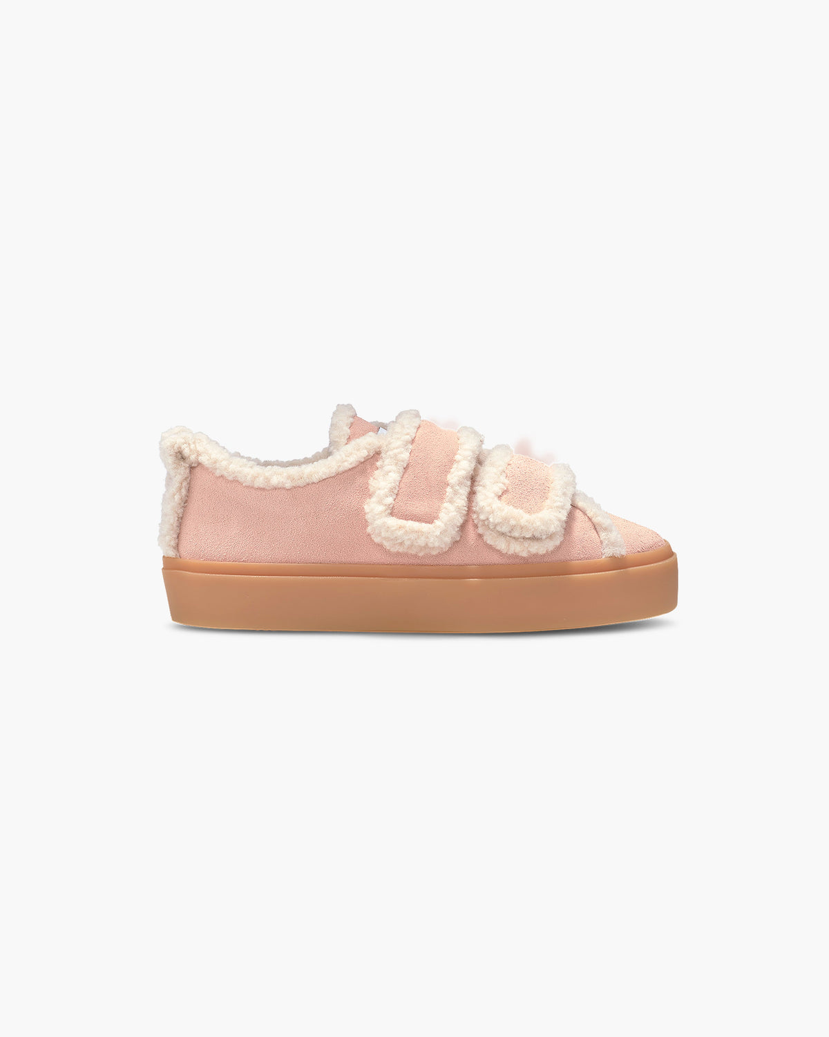 INUIKII Shearling Low Velcro Pastelle damesko