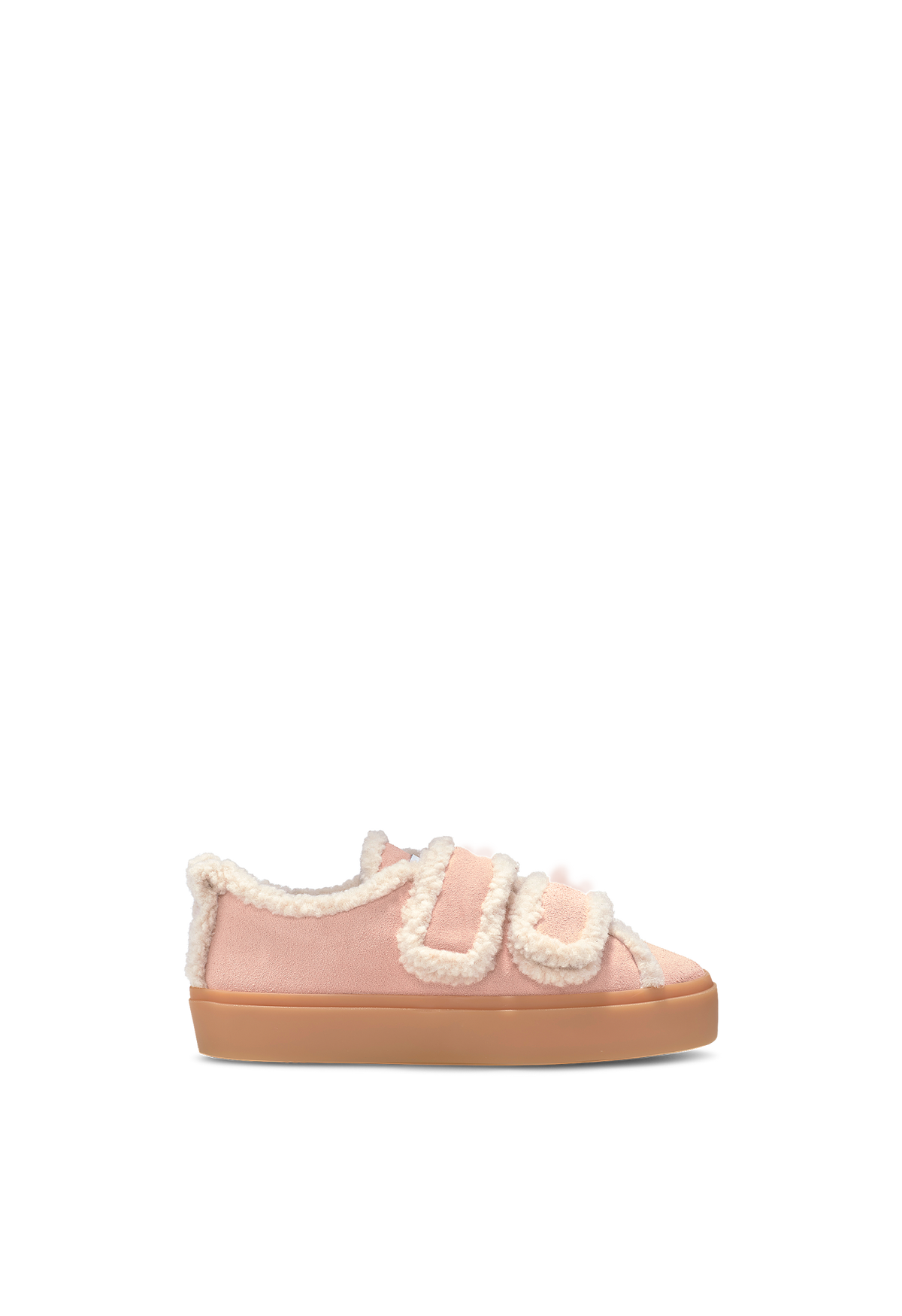 INUIKII Shearling Low Velcro Pastelle damesko