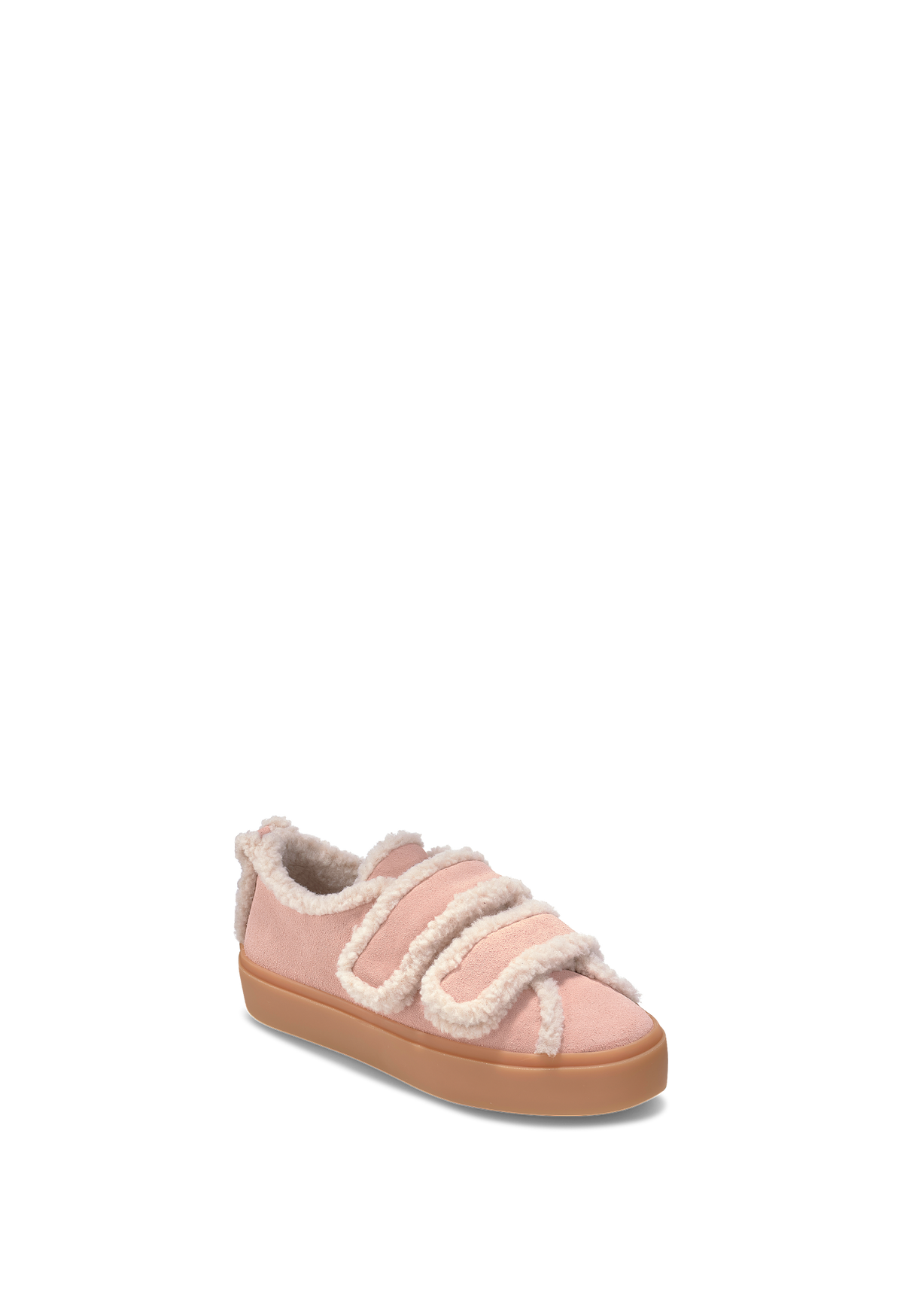 INUIKII Shearling Low Velcro Pastelle damesko