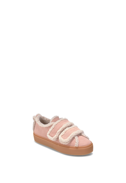 INUIKII Shearling Low Velcro Pastelle damesko