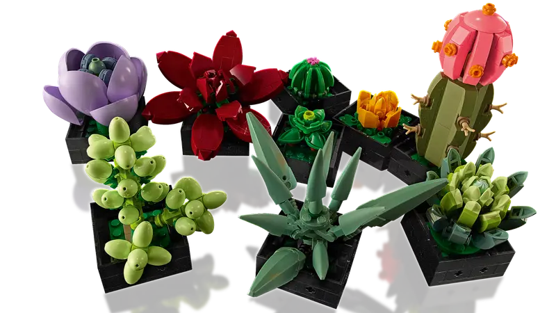 LEGO® Botanicals Sukkulenter 10309 – Utstillingssett for Voksne
