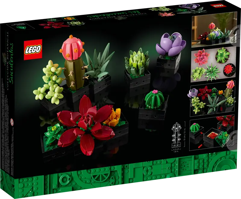 LEGO® Botanicals Sukkulenter 10309 – Utstillingssett for Voksne