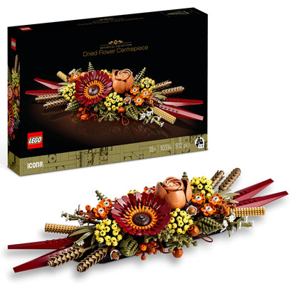 LEGO® Icons Tørket Blomsterdekorasjon 10314 – Utstillingsmodell