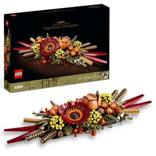 LEGO® Icons Tørket Blomsterdekorasjon 10314 – Utstillingsmodell