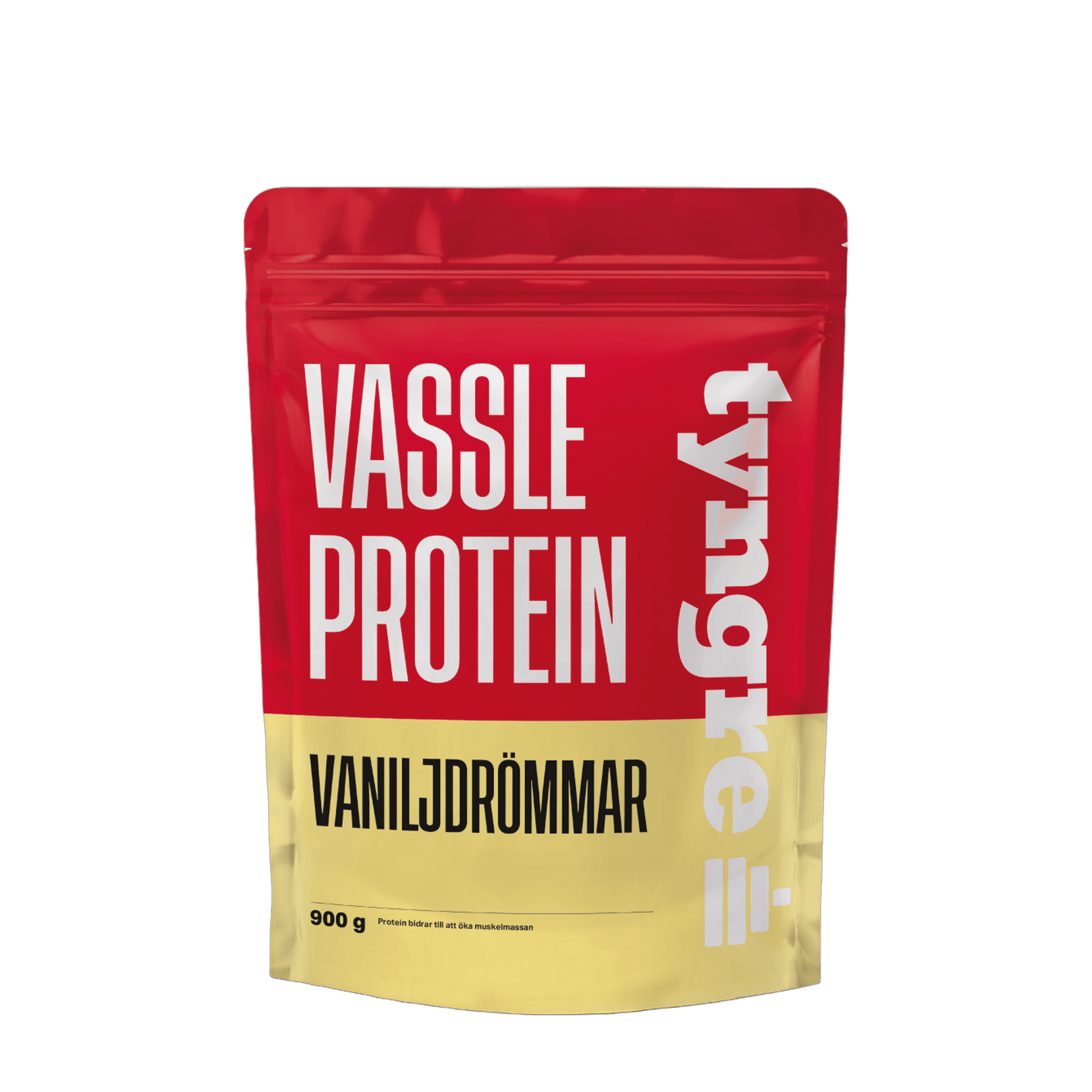 Tyngre Myseprotein – frukt, vanilje og kaffe – variant Vaniljeedrøm (900g)