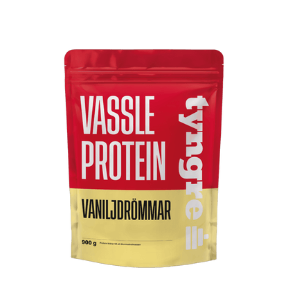 Tyngre Myseprotein – frukt, vanilje og kaffe – variant Vaniljeedrøm (900g)