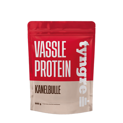Tyngre Myseprotein – sjokolade og dessert – variant Kanelsnurr (900g)
