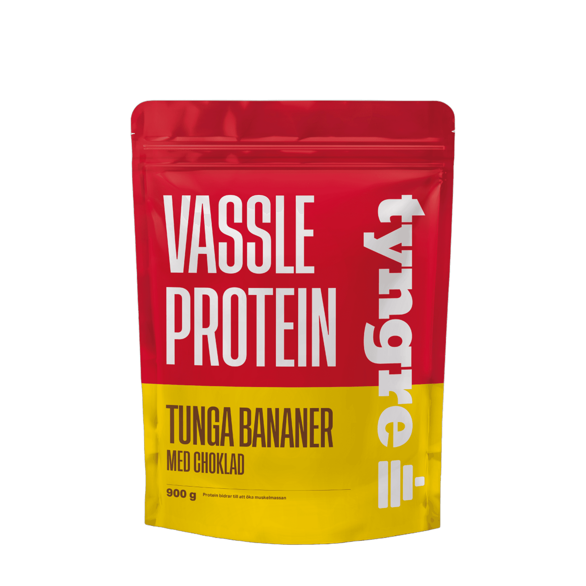 Tyngre Myseprotein – sjokolade og dessert – variant Seige bananer med sjokolade (900g)