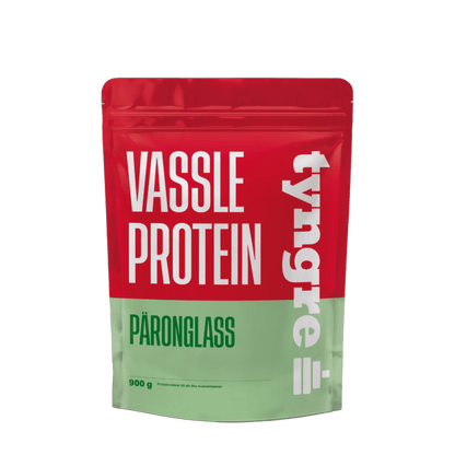 Tyngre Myseprotein – frukt, vanilje og kaffe – variant Pæreis (900g)