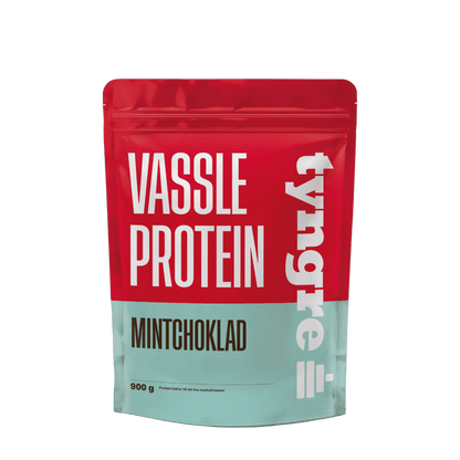 Tyngre Myseprotein – frukt, vanilje og kaffe – variant Mintchoklad (900g)