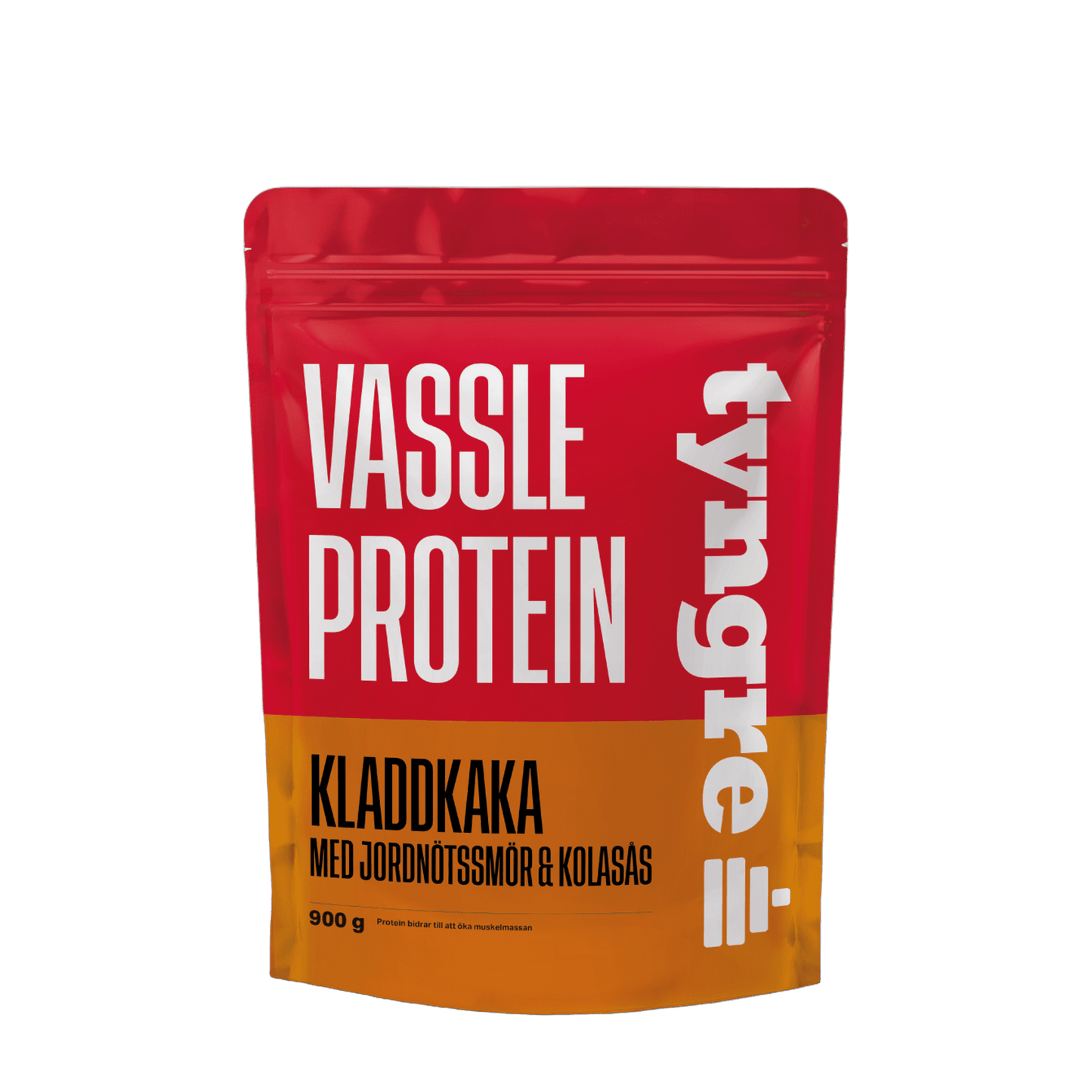 Tyngre Myseprotein – sjokolade og dessert – variant Kladdkake med jordnötssmör och kolasås (900g)