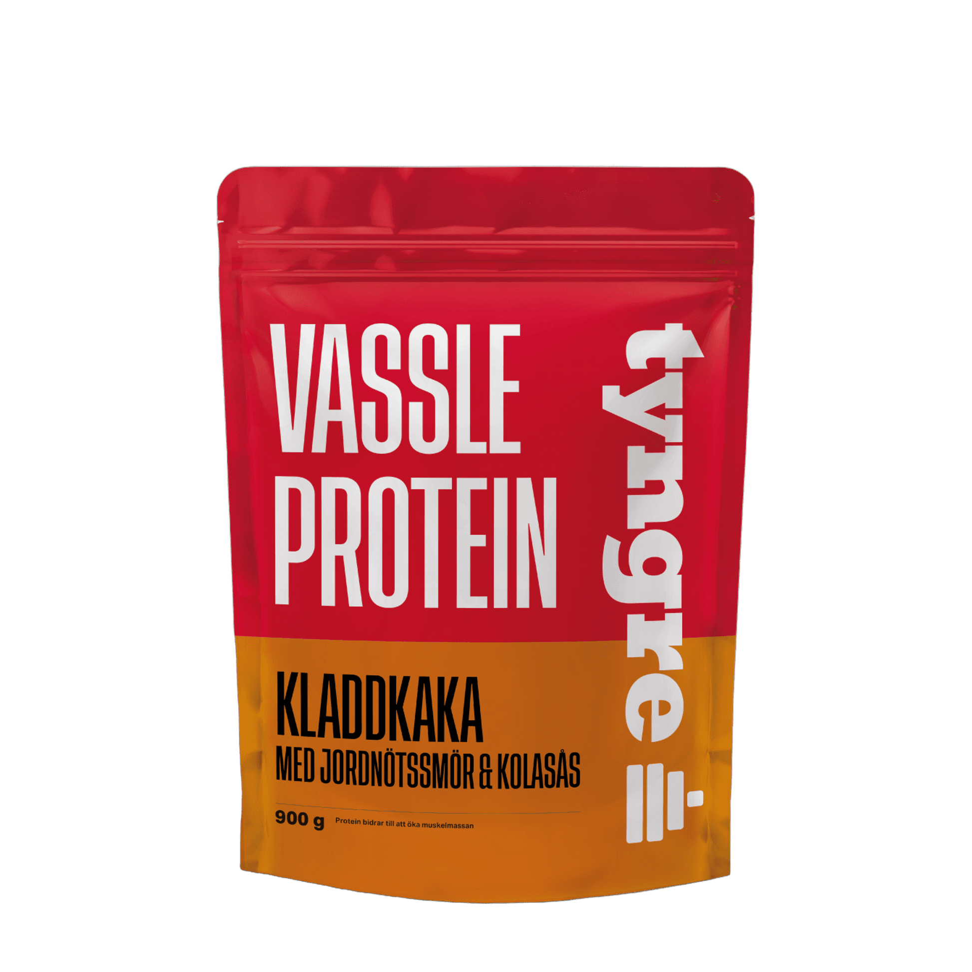 Tyngre Myseprotein – sjokolade og dessert – variant Kladdkake med jordnötssmör och kolasås (900g)