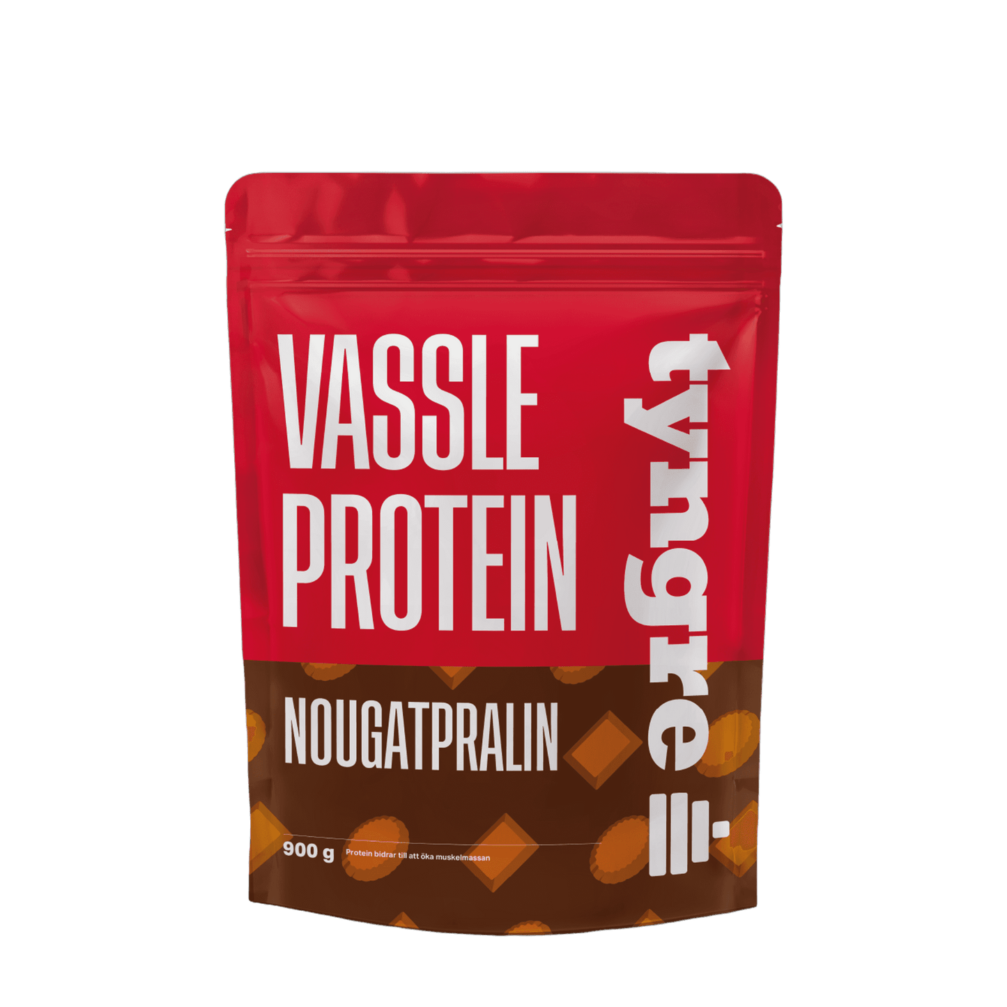 Tyngre Myseprotein – sjokolade og dessert – variant Nougatpralin (900g)