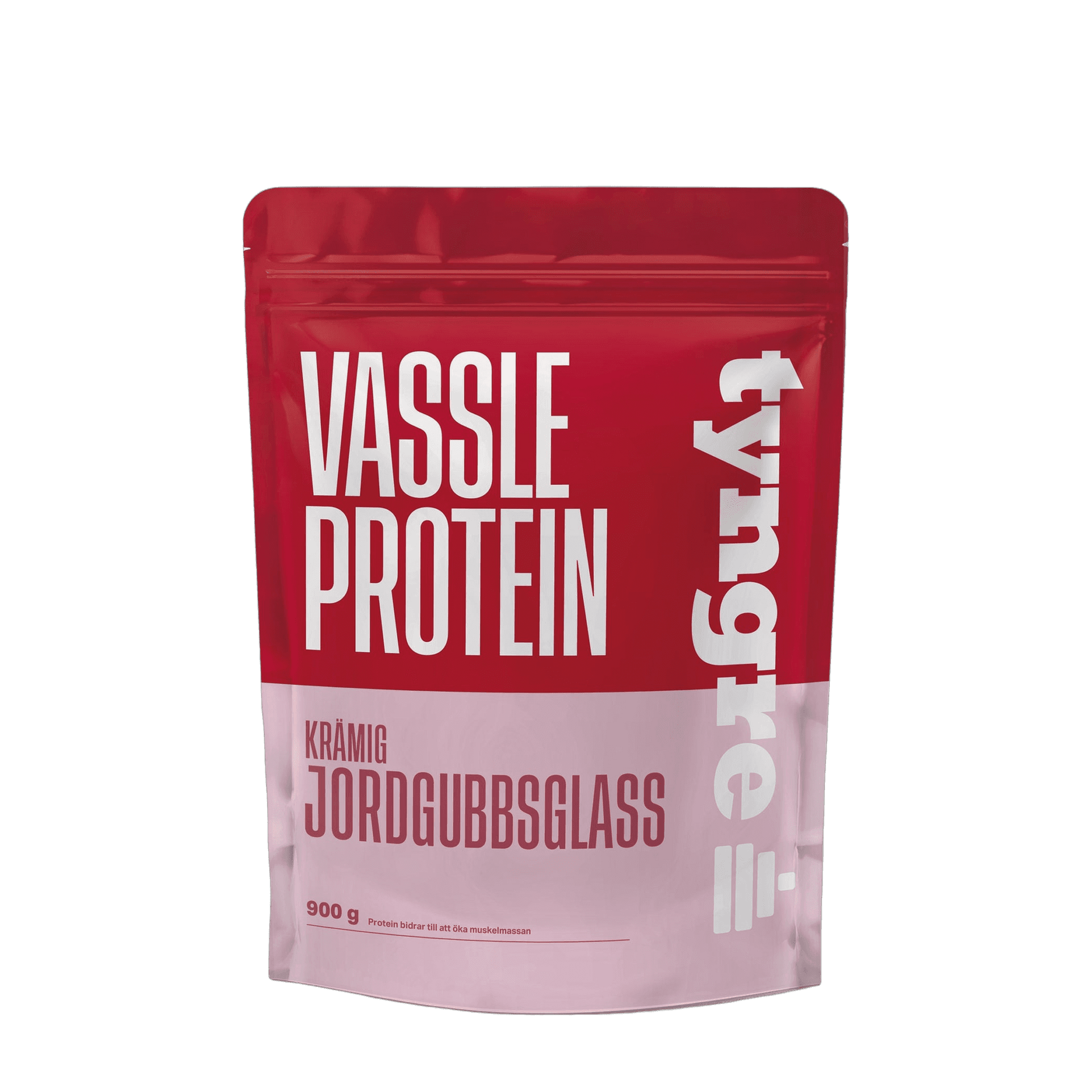 Tyngre Myseprotein – frukt, vanilje og kaffe – variant Kremet jordbæris (900g)