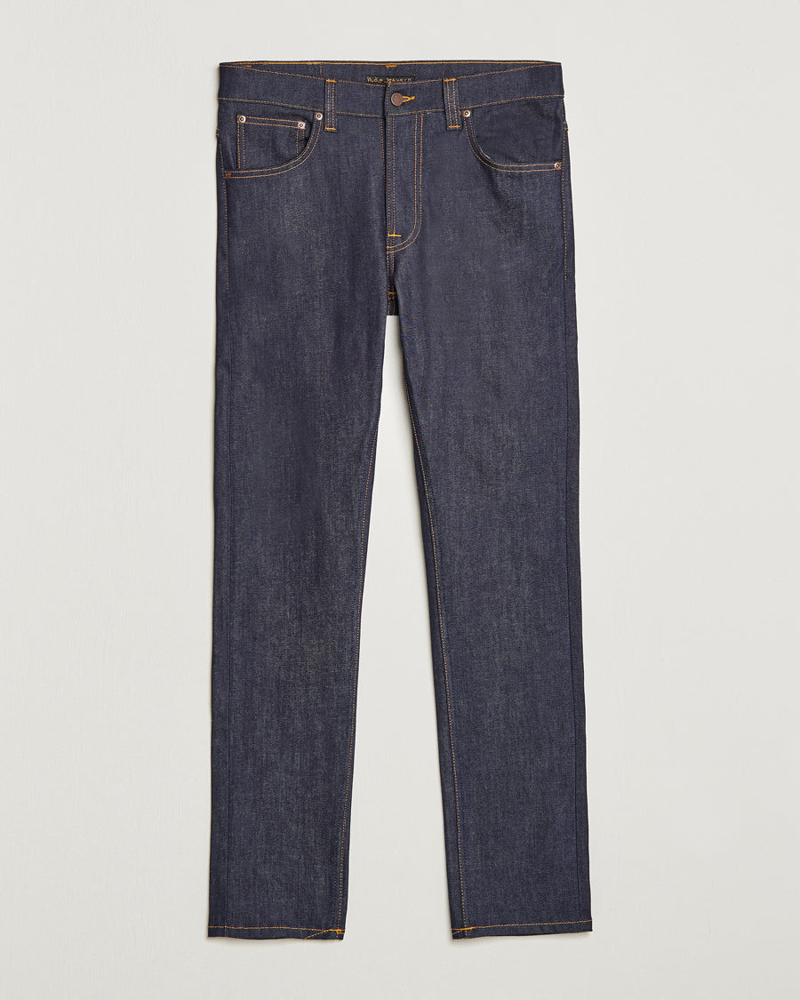 Nudie Jeans Lean Dean Jeans – Dry 16 Dips – størrelse W36, lengde L34