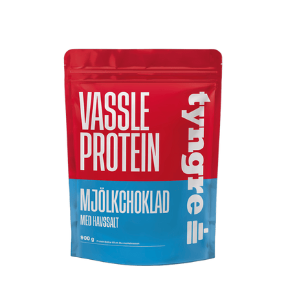 Tyngre Myseprotein – sjokolade og dessert – variant Melkesjokolade med havsalt (900g)