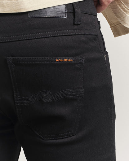 Nudie Jeans Lean Dean Jeans – Dry Ever Black – Dry Ever Black
