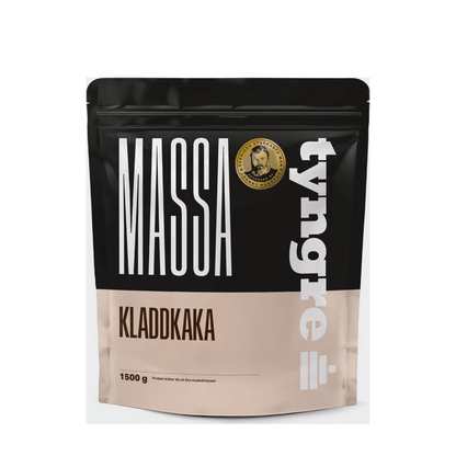 Tyngre Måltid og vektøkningspulver – variant Massa – Kladdkake (1500g, Gainer)