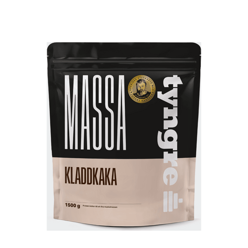Tyngre Måltid og vektøkningspulver – variant Massa – Kladdkake (1500g, Gainer)