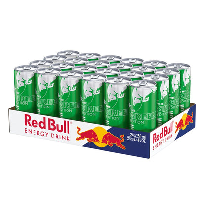 Komplett Red Bull Green Edition Dragefrukt flak med 24 x 250 ml