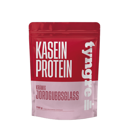 Tyngre Kasein – frukt, vanilje og kaffe – variant Kremet jordbæris (750g)