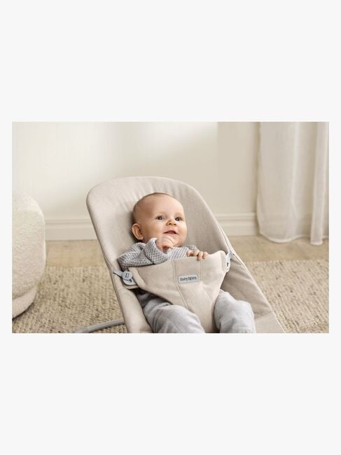 BabyBjörn Bliss Babysitter Vevd Mélange, lys beige