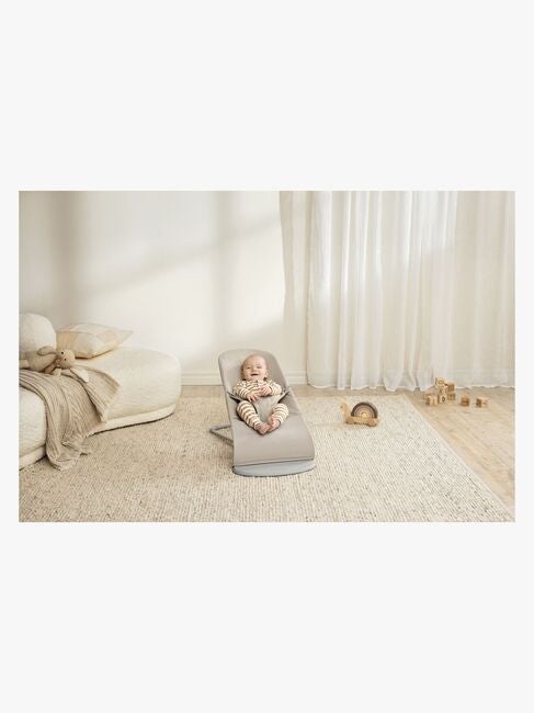BabyBjörn Bliss Babysitter Vevd Mélange, lys beige