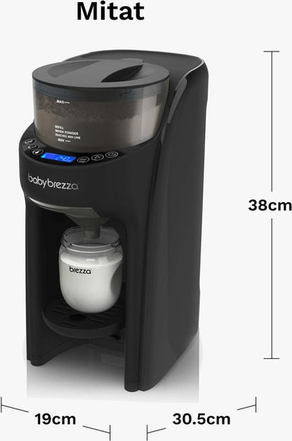 Baby Brezza Formula Pro Advanced Melkeerstatning- og vellingmaskin, Svart