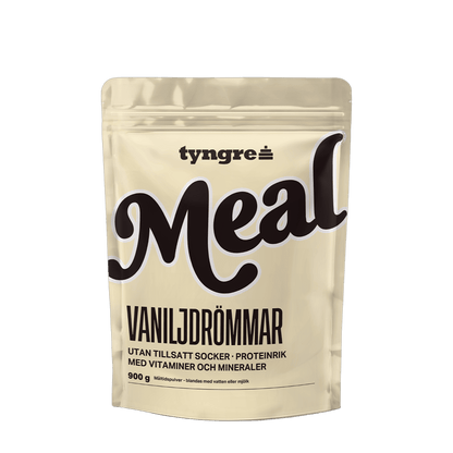 Tyngre Måltid og vektøkningspulver – variant Meal – Vaniljeedrøm (900g)
