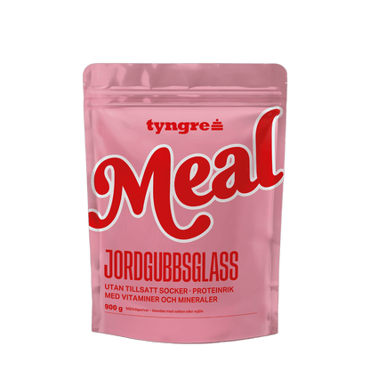 Tyngre Måltid og vektøkningspulver – variant Meal – Jordbæris (900g)