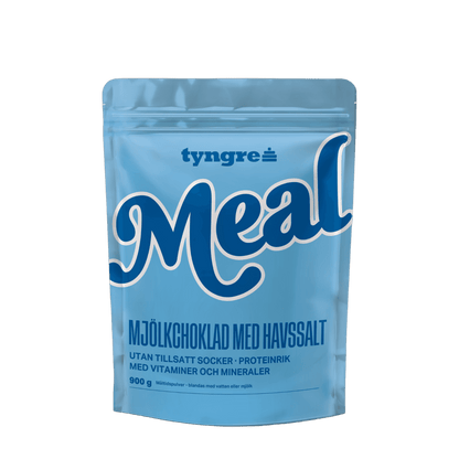 Tyngre Måltid og vektøkningspulver – variant Meal – Melkesjokolade med havsalt (900g)