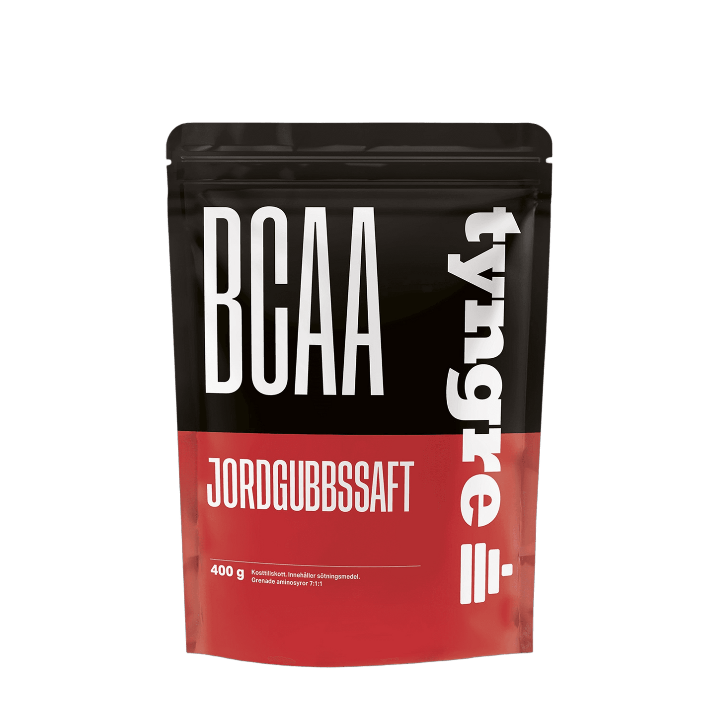 Tyngre Aminosyrer – BCAA og EAA – variant BCAA – Jordbærsaft (400g)