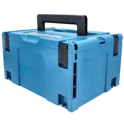 Makita 821551-8 MakPac Type 3 oppbevaringskoffert – 3‑pk, 396 x 296 x 210 mm – Sølv