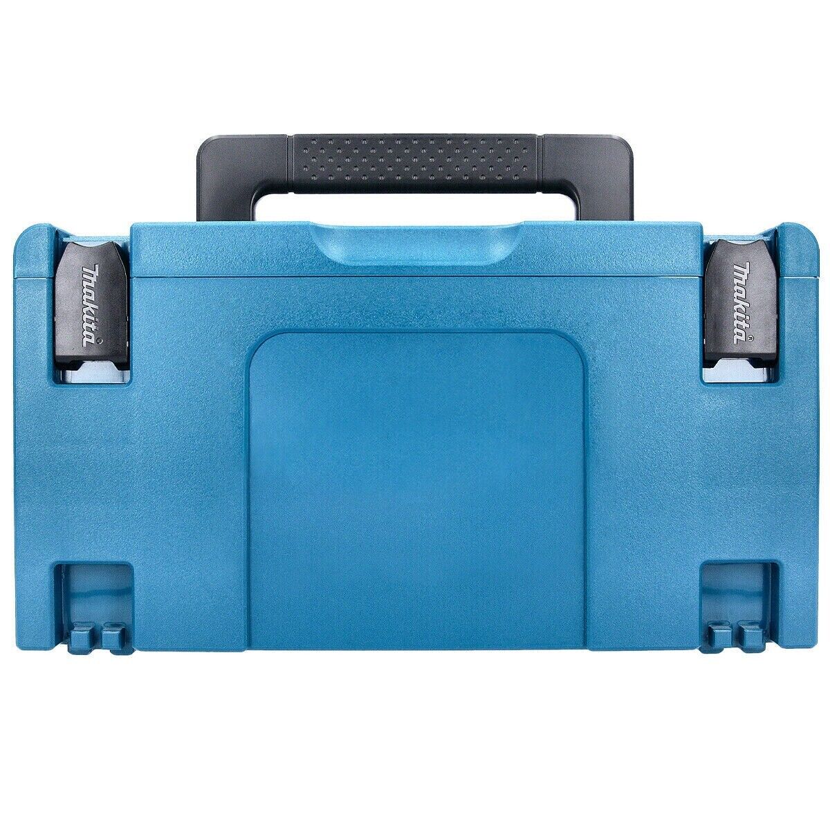 Makita 821551-8 MakPac Type 3 oppbevaringskoffert – 3‑pk, 396 x 296 x 210 mm – Sølv